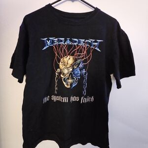 Vintage Megadeth 2009 The System Has Failed Band T-shirt